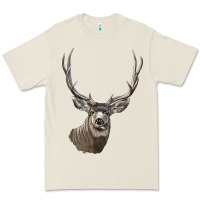 Bone Mule Buck Deer Head Premium Tee - LillyAllenDesigns