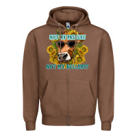 Chestnut not my pasture not my bullshit Zipper Hoodie - texasbilliewilder