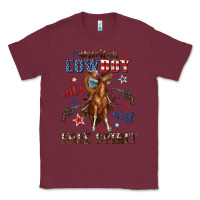 Burgundy american cowboy wild west free spirit Classic Tee - texasbilliewilder