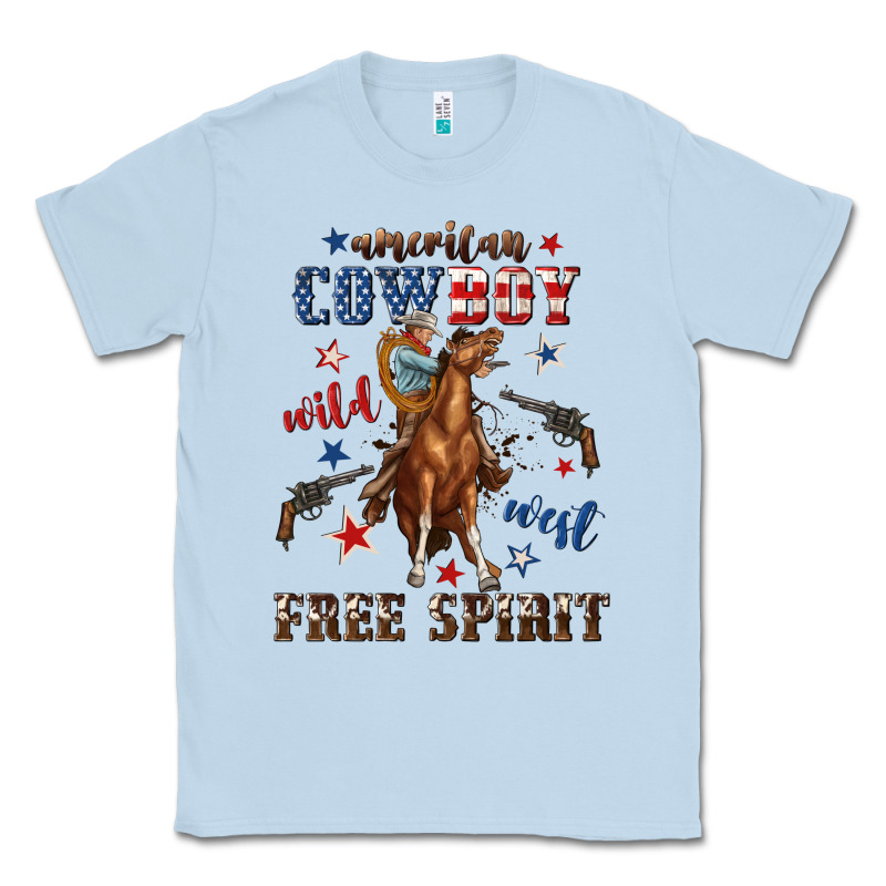 American Cowboy Wild West Free Spirit Classic Tee by texasbilliewilder | Teevron