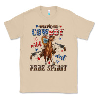 Mushroom american cowboy wild west free spirit Classic Tee - texasbilliewilder