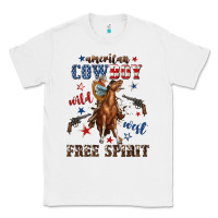 White american cowboy wild west free spirit Classic Tee - texasbilliewilder