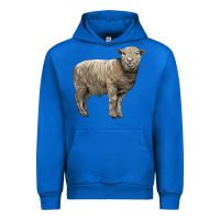 Cobalt southdown sheep Urban Hoodie - LillyAllenDesigns