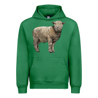 Emerald southdown sheep Urban Hoodie - LillyAllenDesigns