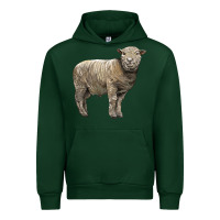 Forest Green southdown sheep Urban Hoodie - LillyAllenDesigns