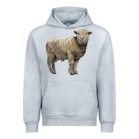 Heather Grey southdown sheep Urban Hoodie - LillyAllenDesigns