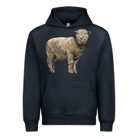 Navy southdown sheep Urban Hoodie - LillyAllenDesigns