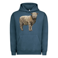 Pigment Midnight Navy southdown sheep Urban Hoodie - LillyAllenDesigns