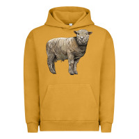 Pigment Peanut Butter southdown sheep Urban Hoodie - LillyAllenDesigns