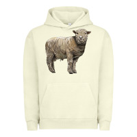 Pigment Pistachio southdown sheep Urban Hoodie - LillyAllenDesigns
