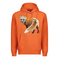 Carrot Red Fox Premium Hoodie - LillyAllenDesigns