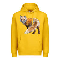Lemon Red Fox Premium Hoodie - LillyAllenDesigns