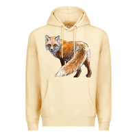 Pina Colada Red Fox Premium Hoodie - LillyAllenDesigns