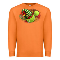 Carrot Tennis Christmas With Racket And Hat Premium Sweatshirt - FaDigitalArtStudio