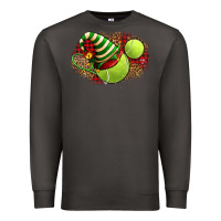 Smoke Tennis Christmas With Racket And Hat Premium Sweatshirt - FaDigitalArtStudio