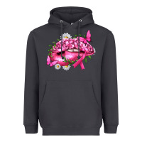 Smoke Breast Cancer with Ribbon Pink Lips Heavyweight Hoodie - texasbilliewilder