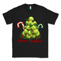 Black Merry Christmas Tennis Classic Tee - RanaPortraitStore