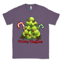 Lavender Merry Christmas Tennis Classic Tee - RanaPortraitStore