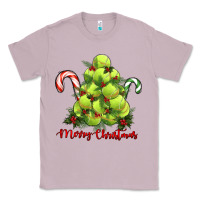 Lilac Merry Christmas Tennis Classic Tee - RanaPortraitStore