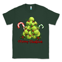 Sports Green Merry Christmas Tennis Classic Tee - RanaPortraitStore