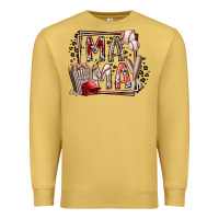 Antique Gold mama baseball Premium Sweatshirt - RacoonDesign