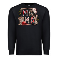 Black mama baseball Premium Sweatshirt - RacoonDesign