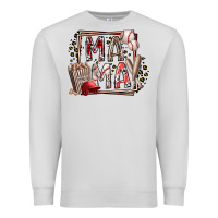 Dove Grey mama baseball Premium Sweatshirt - RacoonDesign
