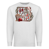 Oatmeal Heather mama baseball Premium Sweatshirt - RacoonDesign