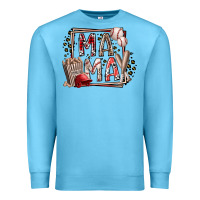 Ocean Blue mama baseball Premium Sweatshirt - RacoonDesign