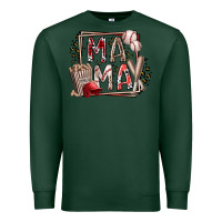 Sports Green mama baseball Premium Sweatshirt - RacoonDesign