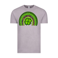 Vintage Zinc St. Patrick's Day Shamrock Rainbow Vintage Tee - Artiststas