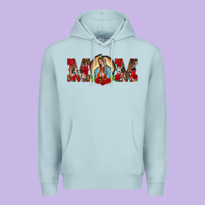 Mom Lady Of Guadalupe Premium Hoodie Designed By Barkaloodesign