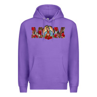 Purple mom lady of guadalupe Premium Hoodie - BarkalooDesign