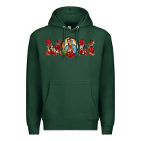 Sports Green mom lady of guadalupe Premium Hoodie - BarkalooDesign