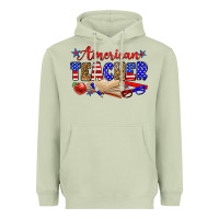 Matcha American teacher Heavyweight Hoodie - Zillion Design Studio