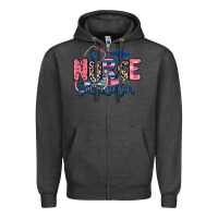 Charcoal Heather nurse educator Zipper Hoodie - RanaPortraitStore