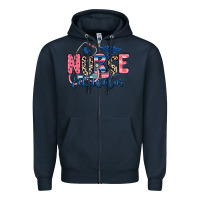 Navy nurse educator Zipper Hoodie - RanaPortraitStore