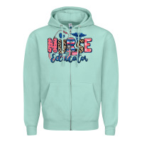 Seafoam nurse educator Zipper Hoodie - RanaPortraitStore