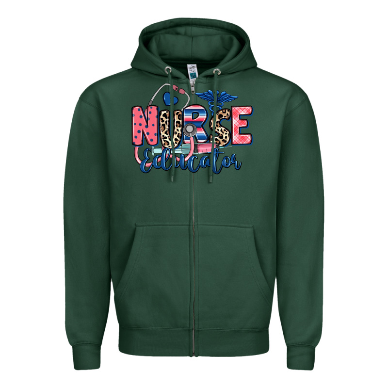 Nurse Educator Zipper Hoodie by RanaPortraitStore | Teevron