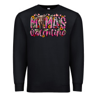 Black mama is valentine Premium Sweatshirt - RacoonDesign