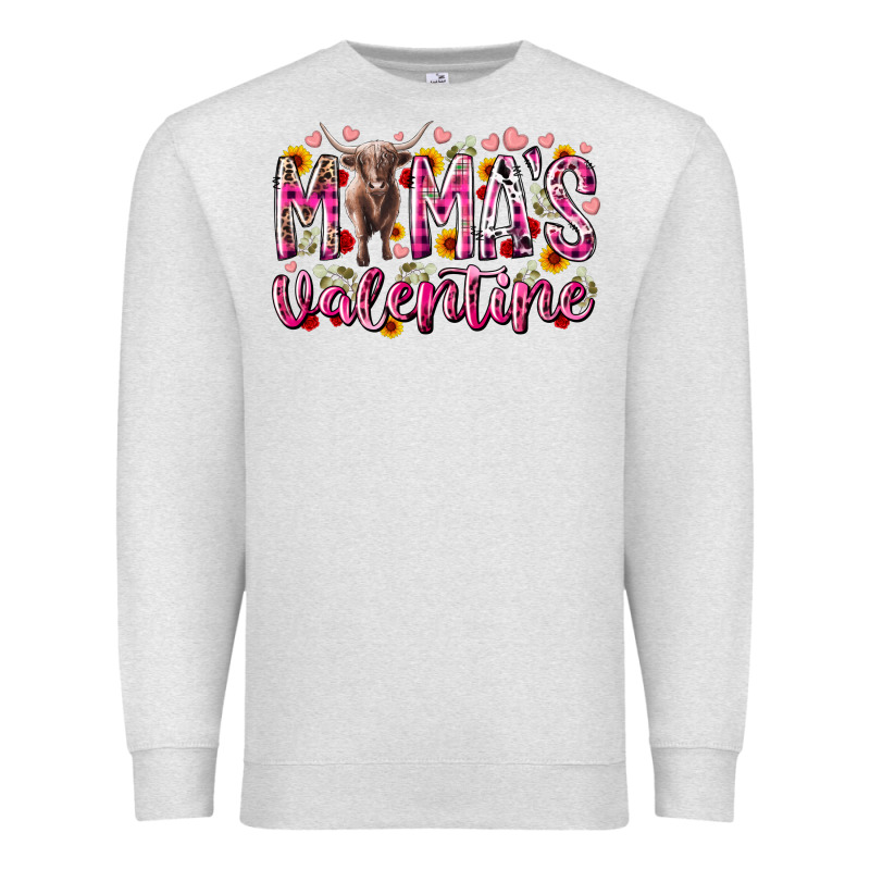 Mama Is Valentine Premium Sweatshirt by RacoonDesign | Teevron