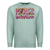 Seafoam mama is valentine Premium Sweatshirt - RacoonDesign