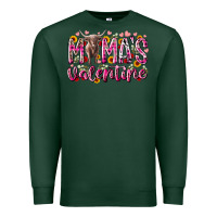 Sports Green mama is valentine Premium Sweatshirt - RacoonDesign