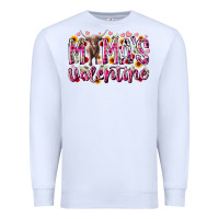 White mama is valentine Premium Sweatshirt - RacoonDesign