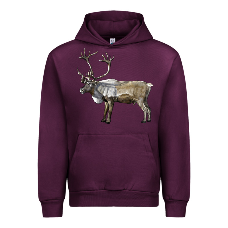 Reindeer Buck Deer Urban Hoodie by LillyAllenDesigns | Teevron