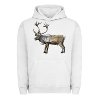 Pigment Lunar Rock reindeer buck deer Urban Hoodie - LillyAllenDesigns