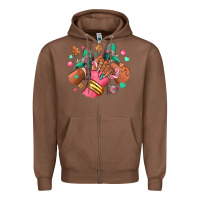 Chestnut pink christmas black girl sneakers Zipper Hoodie - RanaPortraitStore