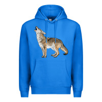 True Royal Howling Coyote Premium Hoodie - LillyAllenDesigns
