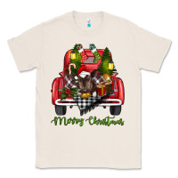 Natural Merry Christmas Farm Truck With Baby Cow Classic Tee - RanaPortraitStore