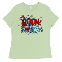 Matcha boom bitch 4th of july Ladies Tee - BarkalooDesign